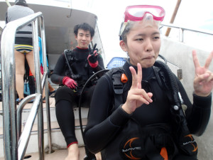 沖縄　ダイビング　慶良間　体験ダイビング