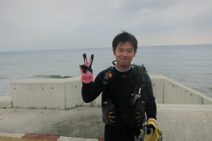 沖縄　体験ダイビング　砂辺