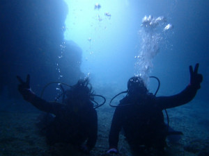 沖縄 ダイビング 慶良間 青の洞窟 体験ダイビング