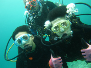 沖縄　ダイビング　近海ボート　体験ダイビング