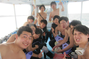 沖縄　ダイビング　近海ボート　体験ダイビング