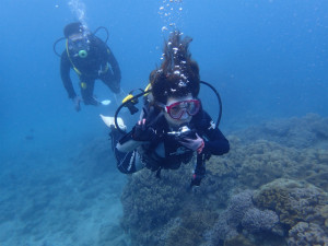 沖縄　ダイビング　砂辺　体験ダイビング