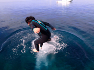 沖縄　体験ダイビング　ジャンプ