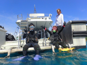 沖縄　ダイビング　慶良間　体験ダイビング