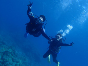 沖縄　ダイビング　慶良間　体験ダイビング