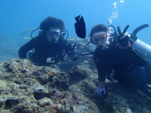 沖縄　ダイビング　砂辺　体験ダイビング