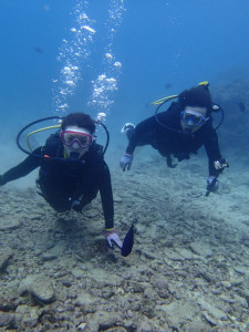 沖縄　ダイビング　砂辺　体験ダイビング