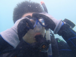 沖縄　ダイビング　OWD講習