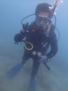 沖縄　ダイビング　OWD講習