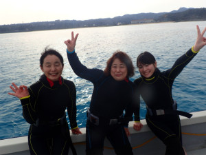 沖縄　ダイビング　万座　体験ダイビング