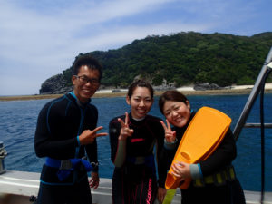 沖縄　ダイビング　慶良間　ＦＵＮダイビング　ＡＯＷ講習