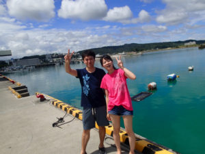 沖縄　ダイビング　真栄田岬　青の洞窟　体験ダイビング