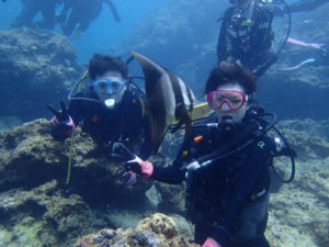 沖縄　ダイビング　真栄田岬　青の洞窟　体験ダイビング