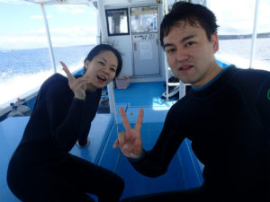 沖縄　ダイビング　真栄田岬　青の洞窟　体験ダイビング