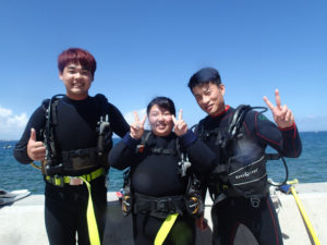 沖縄　体験ダイビング　砂辺