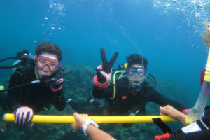 沖縄　体験ダイビング　砂辺