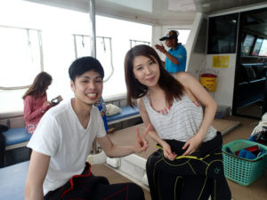 沖縄　体験ダイビング　砂辺