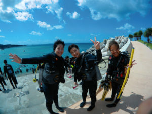 沖縄　ダイビング　ゴリラチョップ　体験ダイビング　ＦＵＮダイビング