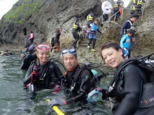 沖縄　ダイビング　青の洞窟　体験ダイビング