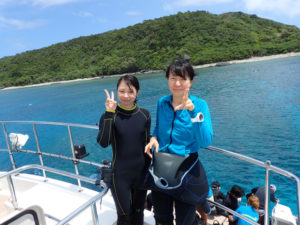 沖縄　ダイビング　慶良間　体験ダイビング