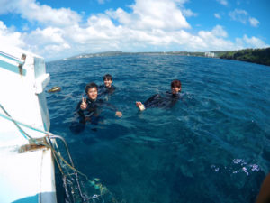 沖縄　ダイビング　真栄田岬　体験ダイビング