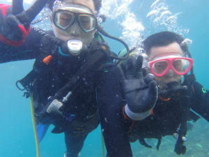 沖縄　砂辺　体験ダイビング