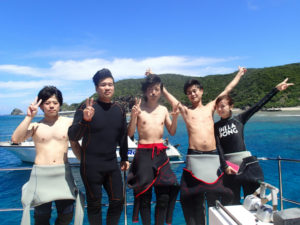 沖縄　慶良間　体験ダイビング