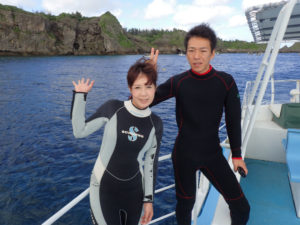 沖縄　ダイビング　真栄田岬　体験ダイビング