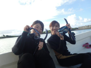 沖縄　ダイビング　万座　FUNダイビング