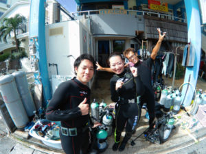 沖縄　砂辺　ダイビング