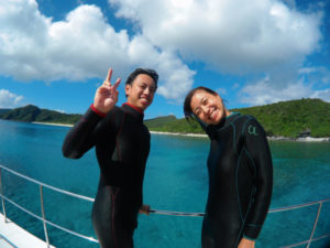 沖縄　慶良間　体験ダイビング　ダイビング