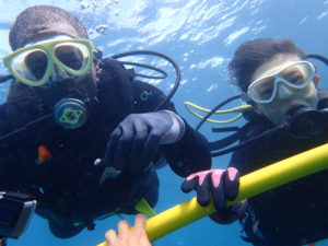 沖縄　砂辺　体験ダイビング　ダイビング