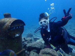 沖縄　砂辺　ダイビング　PADI講習