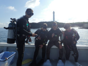 沖縄　恩納村　残波　ダイビング　FUNダイビング