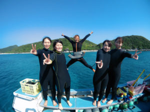 沖縄　ダイビング　慶良間　体験ダイビング