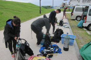 沖縄　本部　OW講習　ダイビング　ライセンス講習