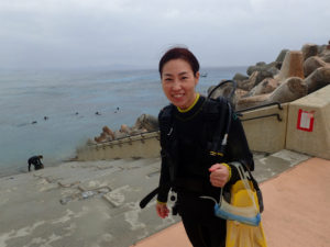 沖縄　崎本部　ゴリラチョップ　体験ダイビング　ダイビング