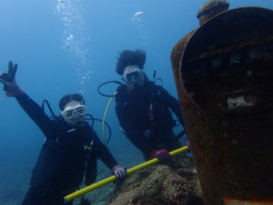 沖縄　砂辺　体験ダイビング　ダイビング