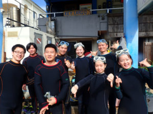 沖縄　砂辺　体験ダイビング　ダイビング