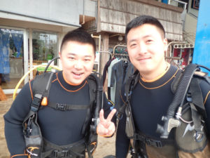 沖縄　体験ダイビング　AM集合写真