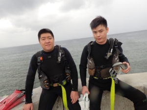 沖縄　ダイビング　砂辺　体験ダイビング　アルファダイブ