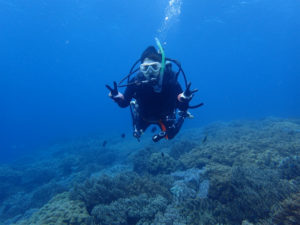 沖縄　ダイビング　砂辺　OWD講習　PADIライセンス