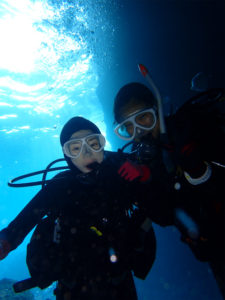 沖縄　青の洞窟　真栄田岬　ダイビング　ビーチダイビング　体験ダイビング