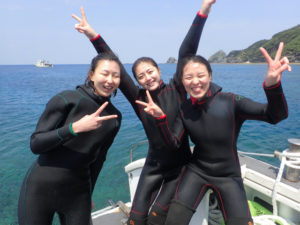 沖縄　ダイビング　慶良間　体験ダイビング