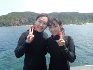 沖縄　ダイビング　慶良間　体験ダイビング