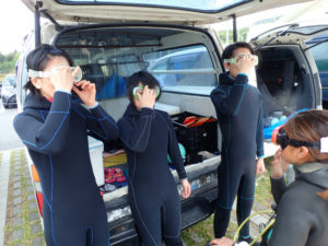 沖縄　本部　ゴリラチョップ　ダイビング　体験ダイビング