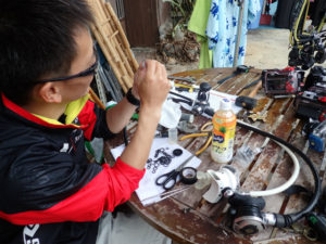 沖縄　北谷　ダイビング　アルファダイブ