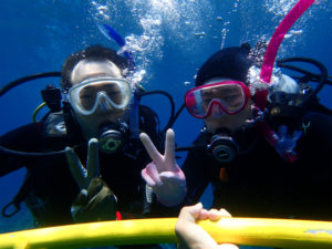 沖縄　慶良間　慶良間諸島　自社船　ダイビング　ボートダイビング　体験ダイビング　ファンダイビング