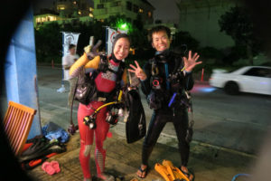 沖縄　北谷　砂辺　宮城海岸　サンゴ　サンゴ産卵　2017　ビーチダイビング　ダイビング