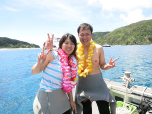 沖縄　ダイビング　慶良間　体験ダイビング　ダイビング　ボートダイビング　自社船